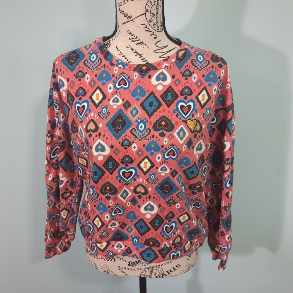 Emily Lovelock shirt sweatshirt pullover small 4-6